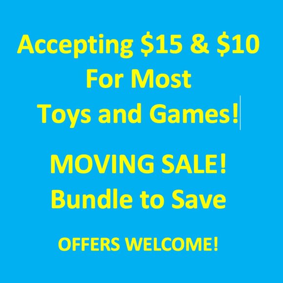 Thrift Store Garage Sale Bin Day- Fisher Price Adventure  BIG Sale on Toys, Games and Entire‎ Closet (Moving Sale)